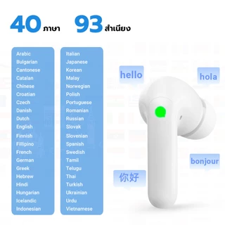 Timekettle M3 Offline Translator Earbuds 2in1 (Offline/Online) แปล 0.5 วินาที, ANC ตัดเสียงรบกวน 43 ภาษา 96 สำเนียง