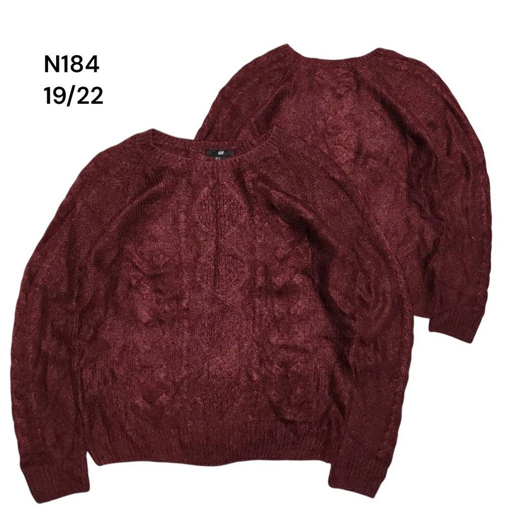 H&M เสื้อสเวตเตอร์เอชแอนด์เอ็ม N184