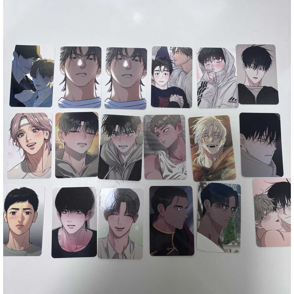 การ์ด manhwa bl ของแท้จาก Jmeeshop มีเรื่อง Jinx ทะเลรัตติกาล มื้อนี้มีรัก เควสต์ด้ายแดง Unsleep สมี