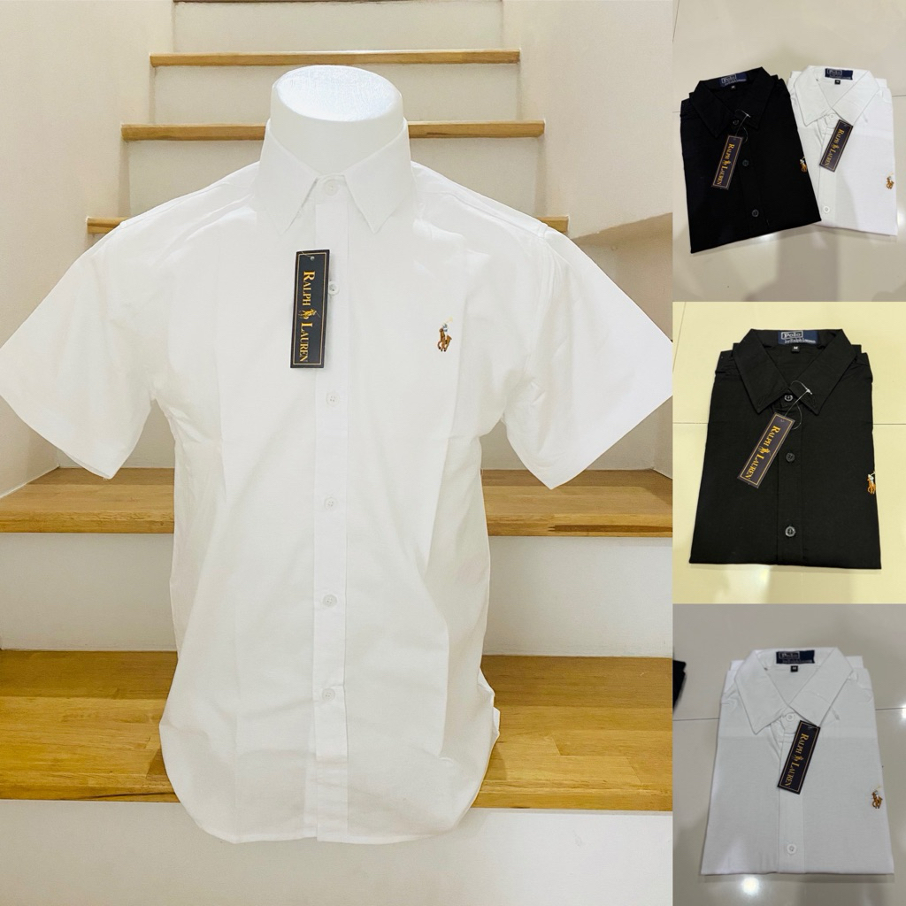 เสื้อแขนสั้น สีขาวปักสี ผ้าออคฟอรด ตรงปก แน่นอน