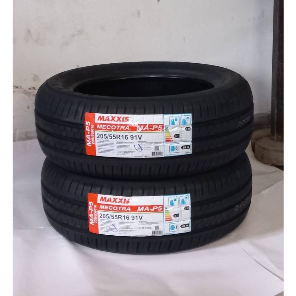 ยาง MAXXIS  Size 205/55R16 ยางนอก 2 เส้น ราคาสุดคุ้ม ( ขอบ16 ) ยางใหม่ จำนวน 2 เส้น แถมจุ๊กยาง 2 ตัว