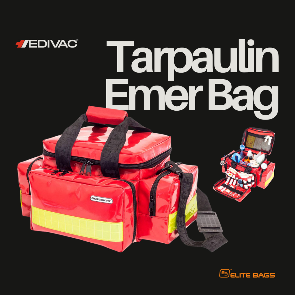 Elite Bags | กระเป๋าปฐมพยาบาลเบื้องต้นแบบสะพายข้าง (Tarpaulin Emer Bag)