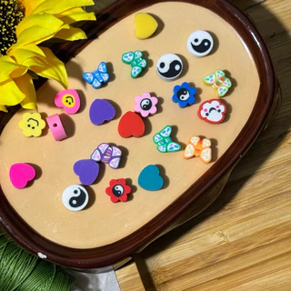 ลูกปัดพอลิเมอร์ ฟีโม่ ลายการ์ตูน 20 ชิ้น DIY