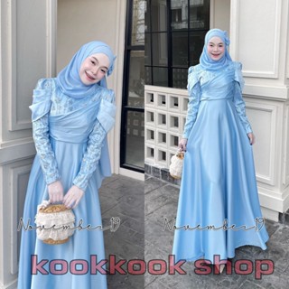 🚛ส่งฟรี+โค้ดลดสุดคุ้ม✅✅มีอก34-46💥💥ชุดเดรสอิสลาม ชุดเดรสมุสลิ…
