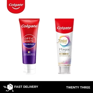 Colgate Total Plaque Release Toothpaste Purple . คอลเกต ยาสีฟันม่วง คอลเกต โททอล พลัด รีลีส คอลเกตม่วง