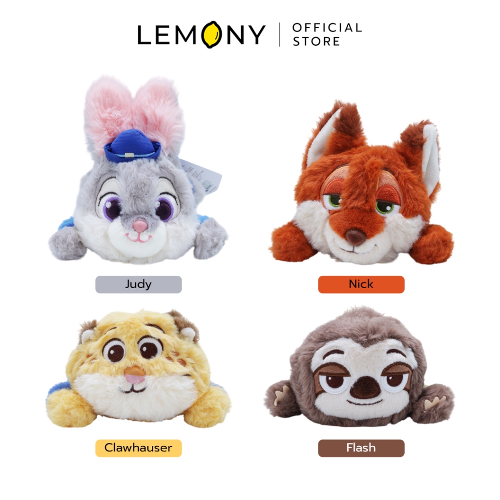 LEMONY กระเป๋าดินสอตุ๊กตาซูโทเปีย ซีรีส์ Vitality Disney Zootopia Collection