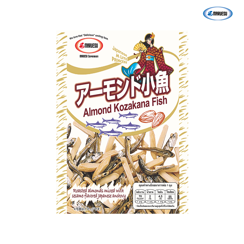 MARUESU Almond  Kozakana  Fish  31  g.