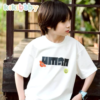 [130-160]kikibaby เสื้อยืดแนวสตรีท โอเวอร์ไซส์ เสื้อยืด สำหรับเด็กโต เสื้อลายทางTB