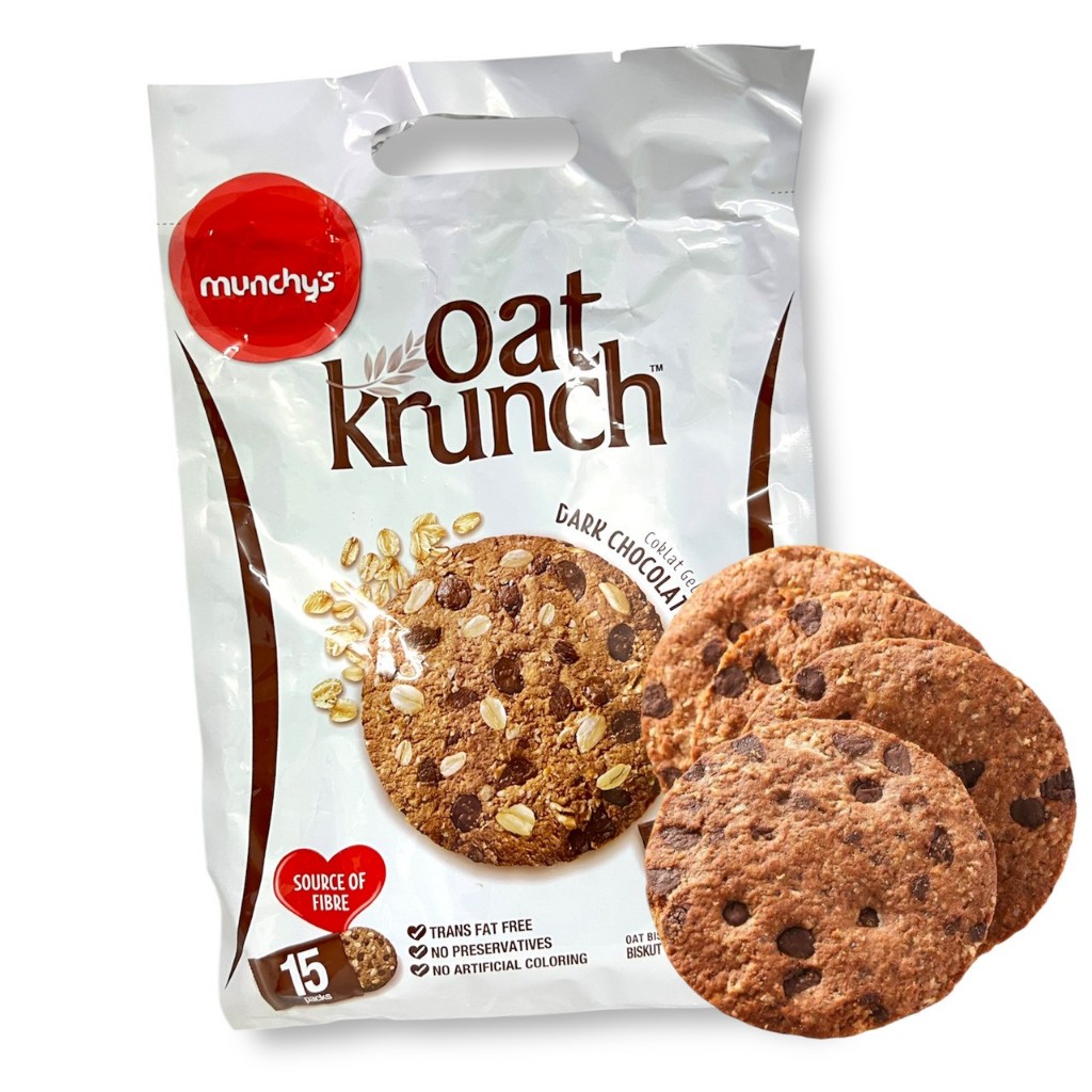 Oat Crunch คุกกี้โอ้ต รสดาร์กช็อคโกแลต (390g.)