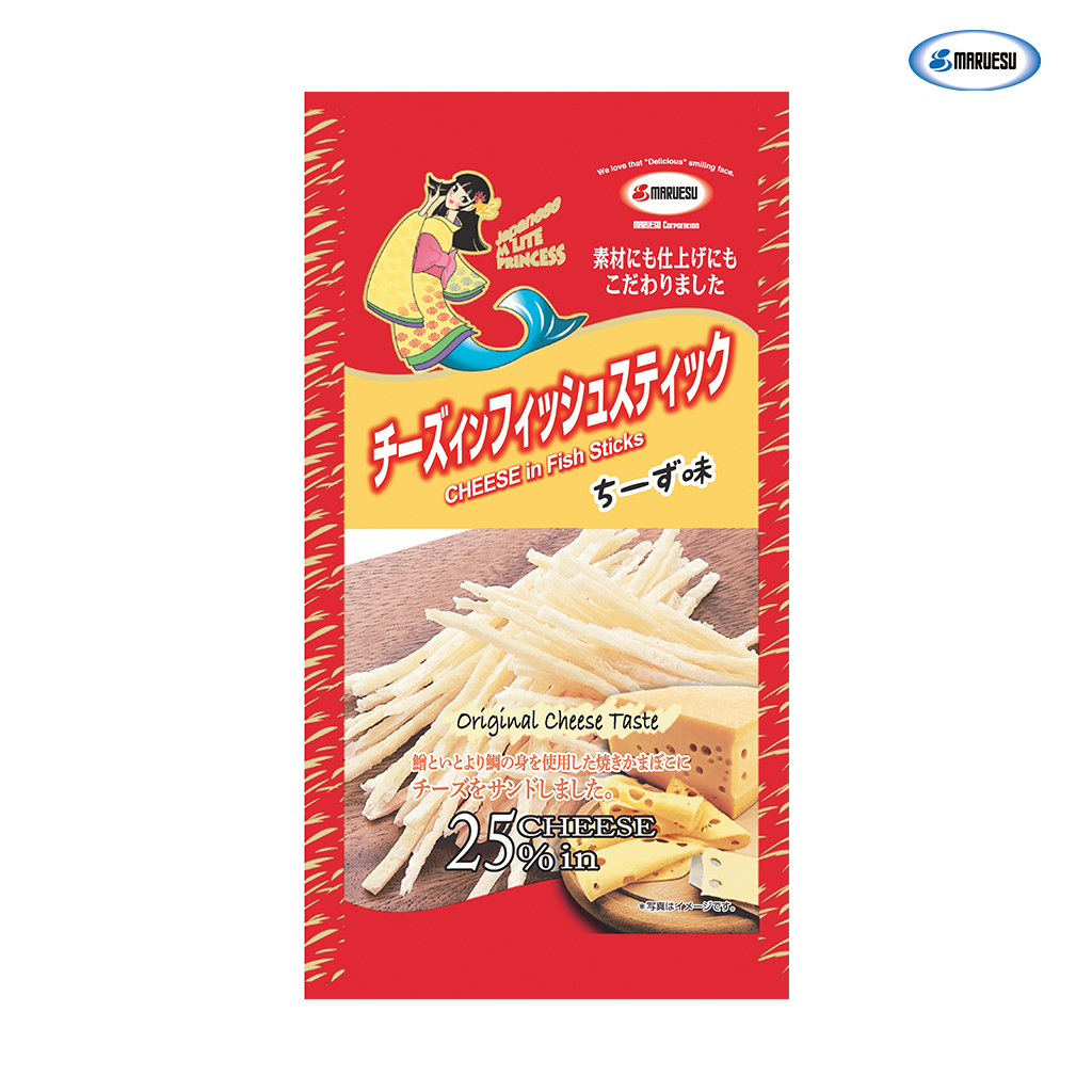 MARUESU Fish Snack With Cheese (Original) 20 g.