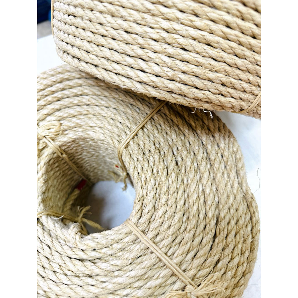 6 มิล เชือกมะนิลา เชือกทำบ้านแมว เชือกป่าน สำหรับงาน DIY