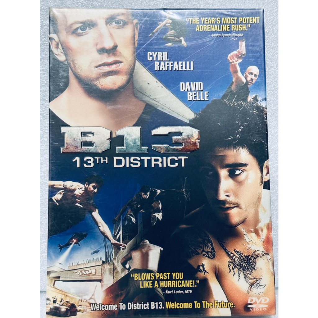 DVD ปกสวม : B13 (13th District) (2004) คู่ขบถ คนอันตราย " Cyril Raffaelli, David Belle "
