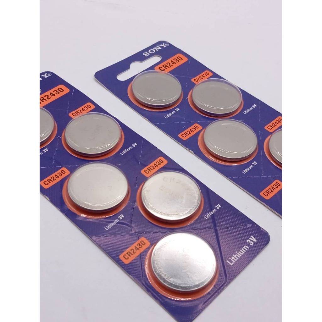 พร้อมส่ง CR2430 ถ่านกระดุม Sony CR2430 3V ของแท้ สามารถออกใบกำกับภาษีได้