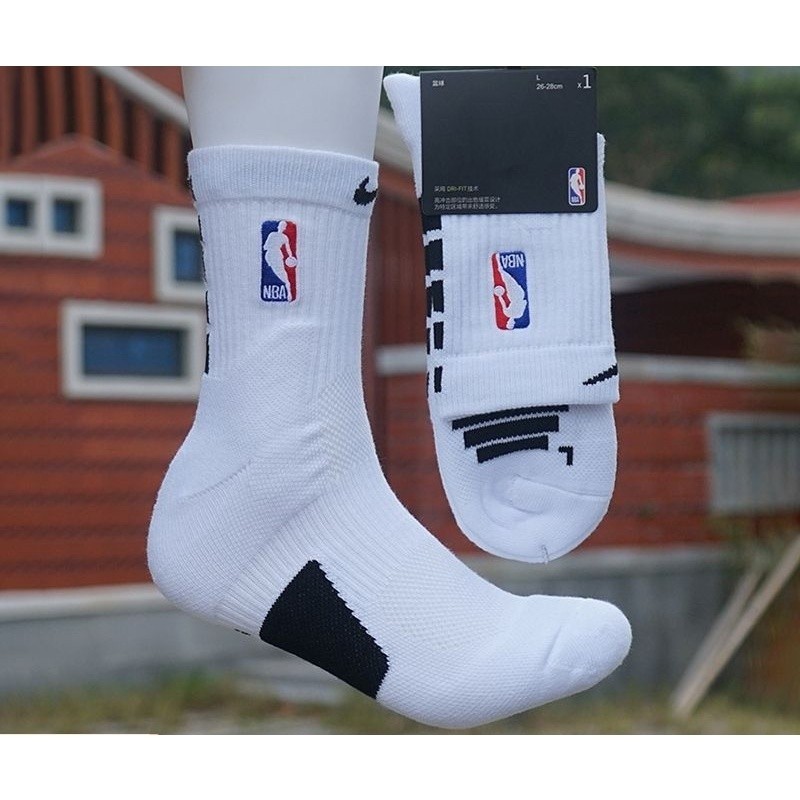 ถุงเท้าบาสเกตบอล NBA  ผ้าหนานุ่มใส่สบาย L42-46 EUR