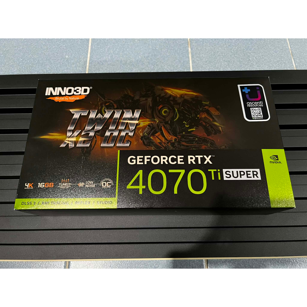 RTX4070Ti Super INNO3D Twin X2 OC 16GB มือ 1 ราคาสุดคุ้ม