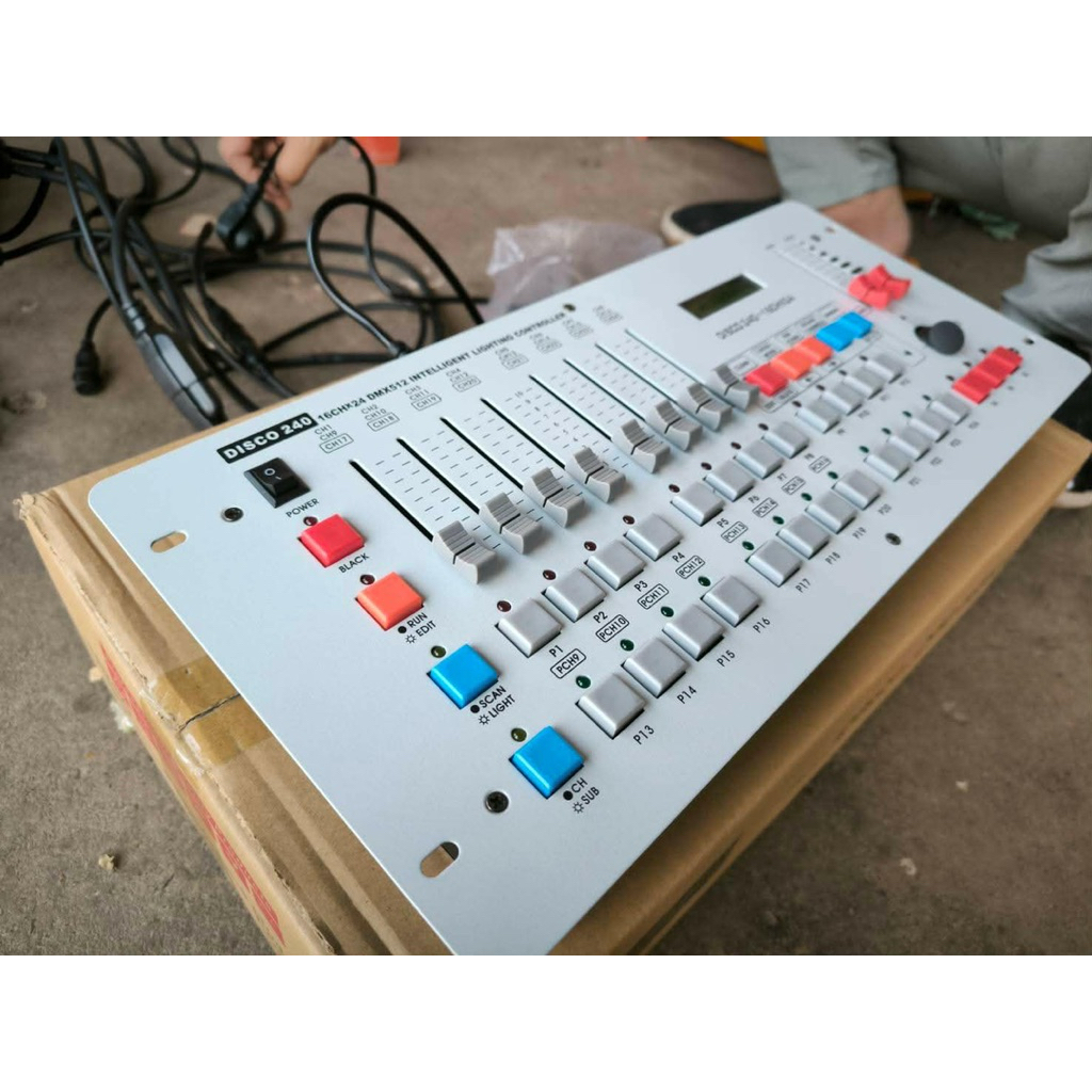TADA DISCO 240 บอร์ดคุมไฟ DMX-512 บอร์ดควบคุมไฟพาร์ DMX512 รุ่น DISCO240 สวยตามสไตใช้งานง่าย