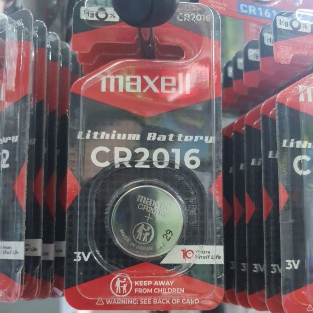 [ 16 max / P.1 ] ถ่าน CR 2016 Maxell  3V.
