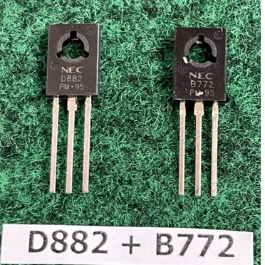 Transistor  D882 + B772  1 คู่  ,  D882   1 ตัว
