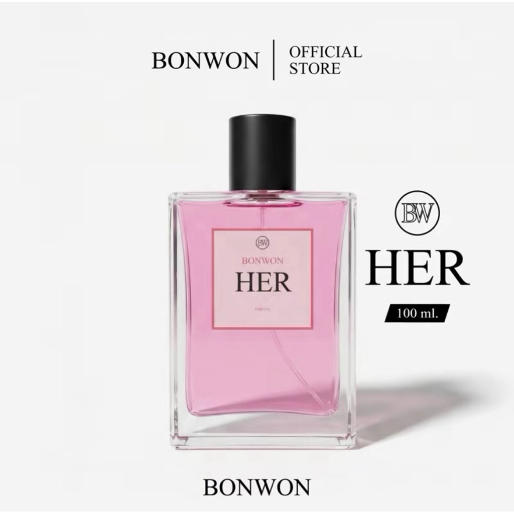 สัีงในไลฟ์ลด100//น้ำหอมHER 100mL - น้ำหอมกลิ่นแน่นๆของผู้หญิง 100ml