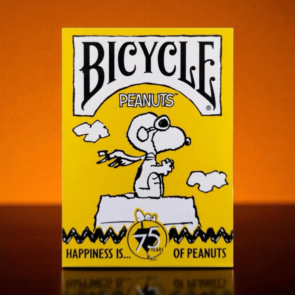 [พร้อมส่ง] Bicycle Snoopy 75th Years ไพ่ตัวการ์ตูนสนูปปี้