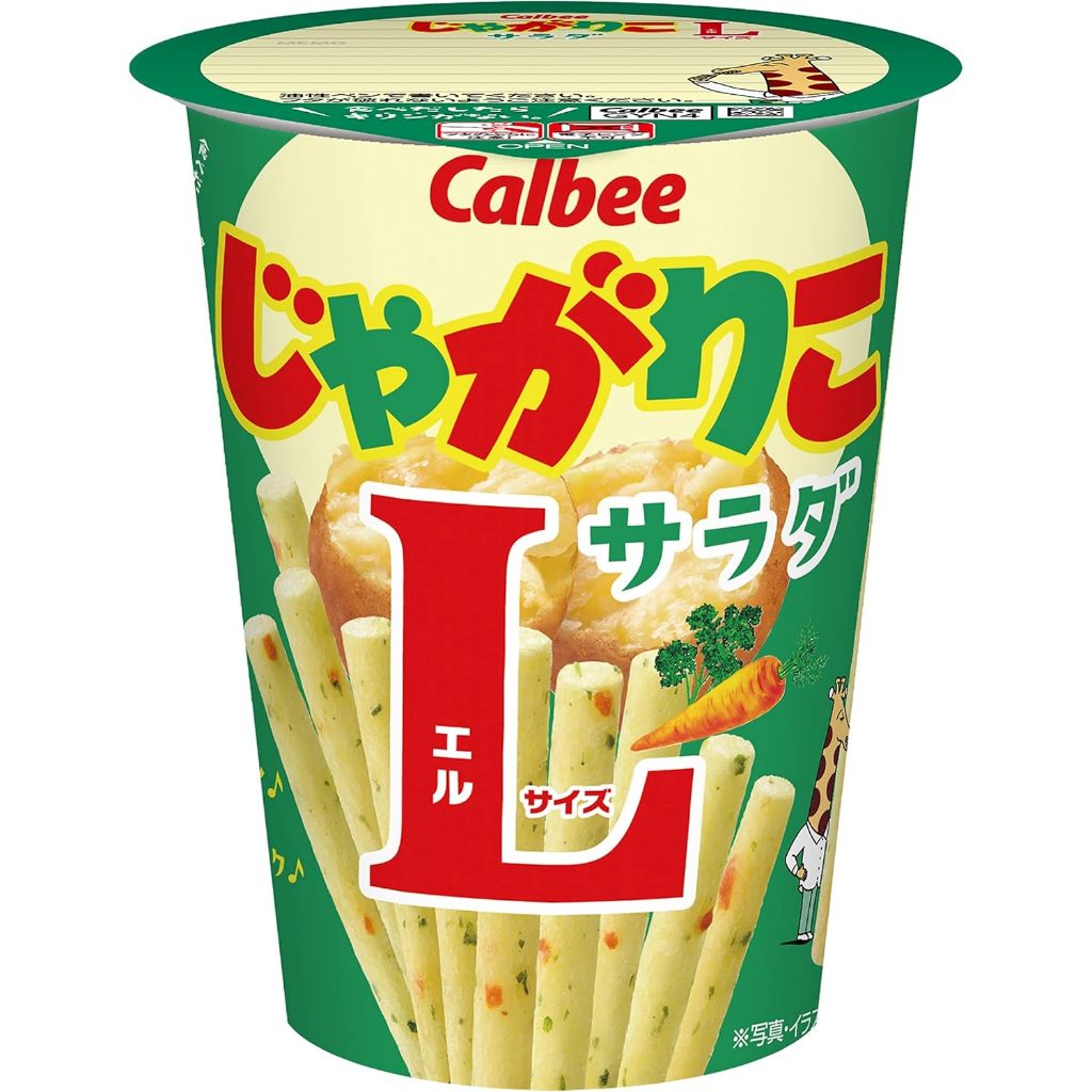 Calbee Jagarico จาการิโกะ มันฝรั่งแท่งทอดกรอบ รสสลัด L ของแท้จากญี่ปุ่น
