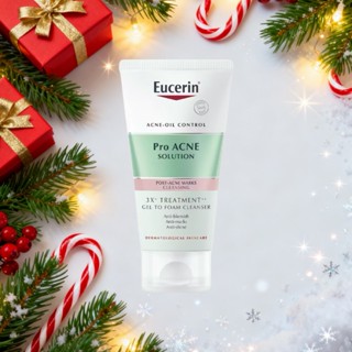 Eucerin PRO ACNE SOLUTION 3X TREATMENT GEL TO FOAM CLEANSER …