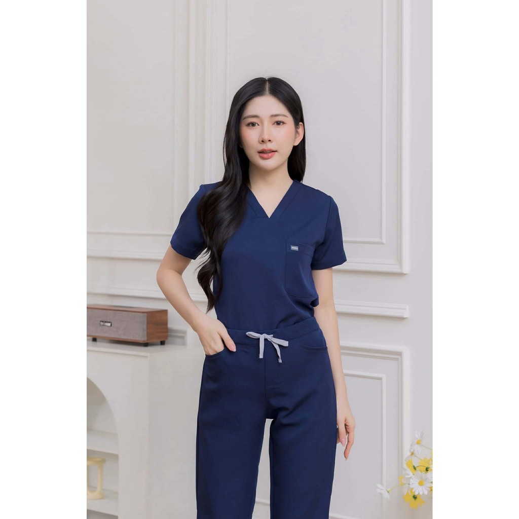 พร้อมส่ง !!! Soft & Slim ชุดสครับ ผ้านิ่ม ยับยาก ใส่สบาย สีไม่ตก ไม่ซีด คัทติ้งเนี๊ยบ