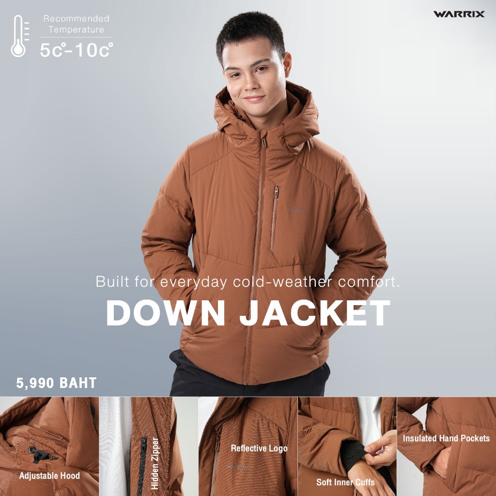 WARRIX HIMAXX DOWN JACKET MALE (LA-254DJACL01)