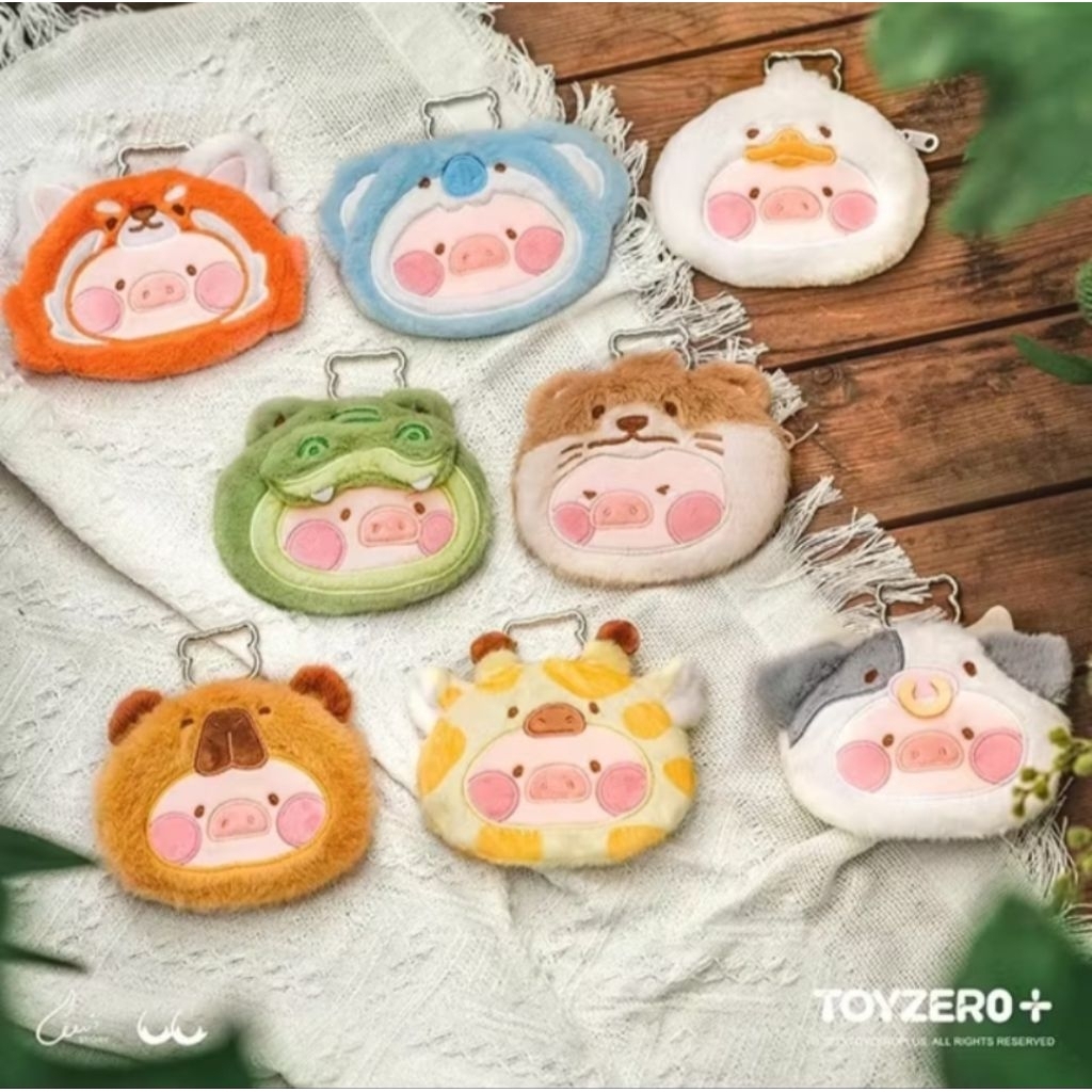 (สินค้าพร้อมส่ง!!!🇹🇭)✨️✨️Lulu The Piggy Animal Party-Plush Portable Bag(กระเป๋าพวงกุญแจ) ของแท้💯สินค