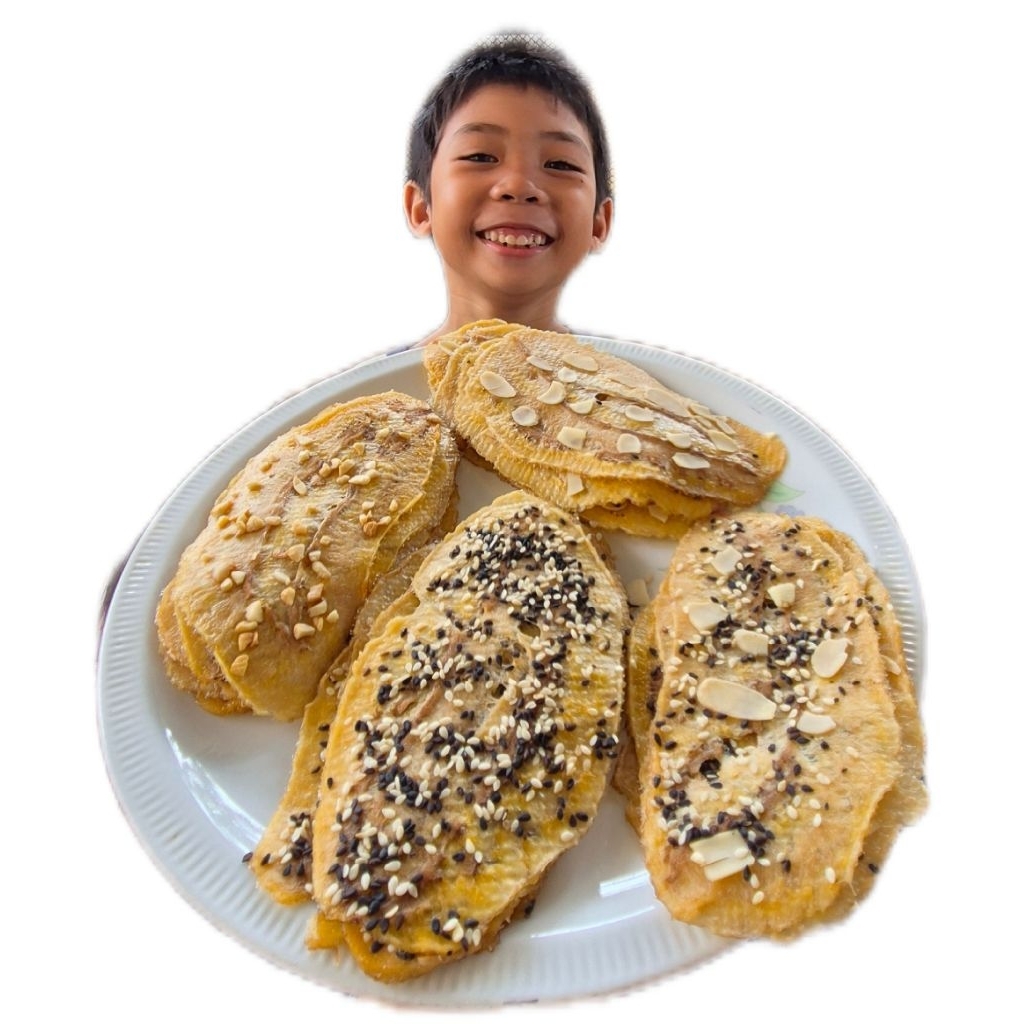 ✨ กล้วยหนึบธัญพืช120g PobFamily🍌บ้านน้องภพเอง ✨ ออแกนิค หวานธรรมชาติ ไม่ปรุงแต่ง หอม หวาน นุ่ม หนึบ อร่อยมาก กินเพลิน😋