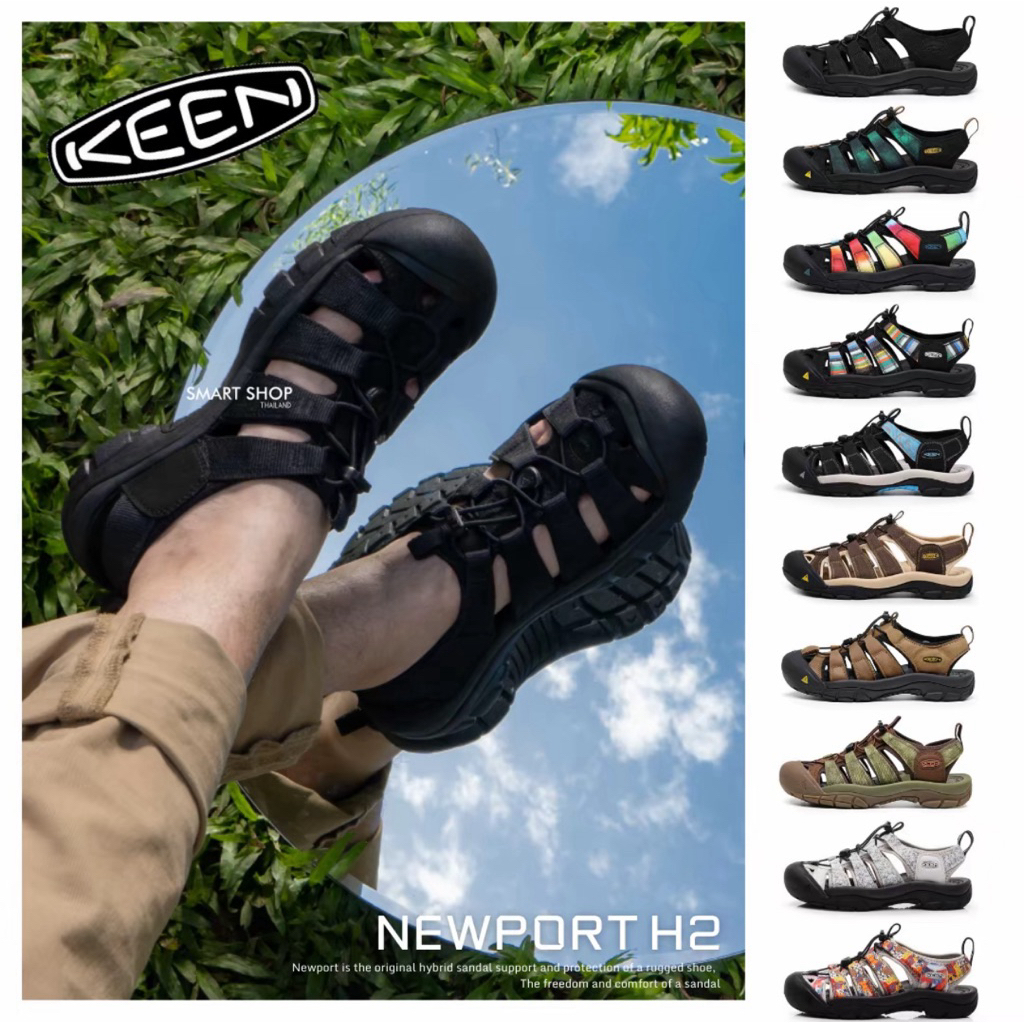 🇹🇭ส่งจากไทย รองเท้ารัดส้น KEEN'S SANDALพร้อมส่ง รุ่นนิวพอร์ต พื้นนุ่ม ยอดฮิต ชาย