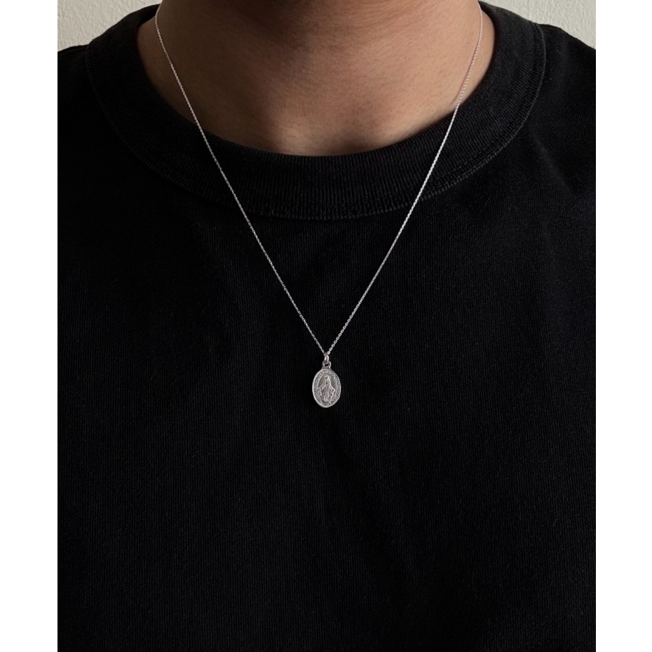 Marbella.bkk สร้อยคอเงินแท้ จี้เหรียญ รุ่น Elizabeth II Necklace