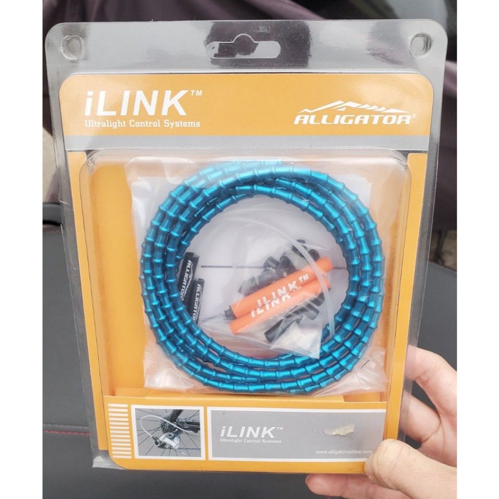 **Clearance Sale** ชุดปลอกสายเกียร์จักรยาน Alligator i-Link Derailleur Cable Kit (Blue) มีสีเดียว จำนวนจำกัด