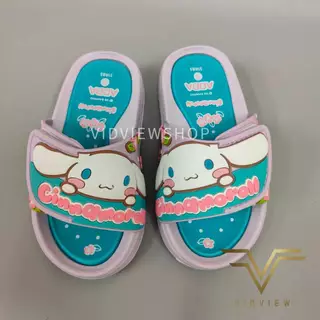 VIDVIEW มีส่งด่วน รองเท้าแตะเด็ก Adda 31RB3 Cinnamoroll ปรับสายได้ แบบสวม ไซส์ 25-35