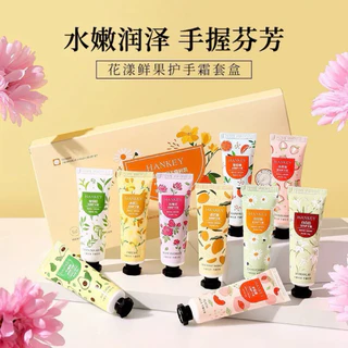 🌸hand cream เซ็ตครีมทามือ Hankey 30g (10 หลอด 10 กลิ่น) | จัดส่งทันที 🚛