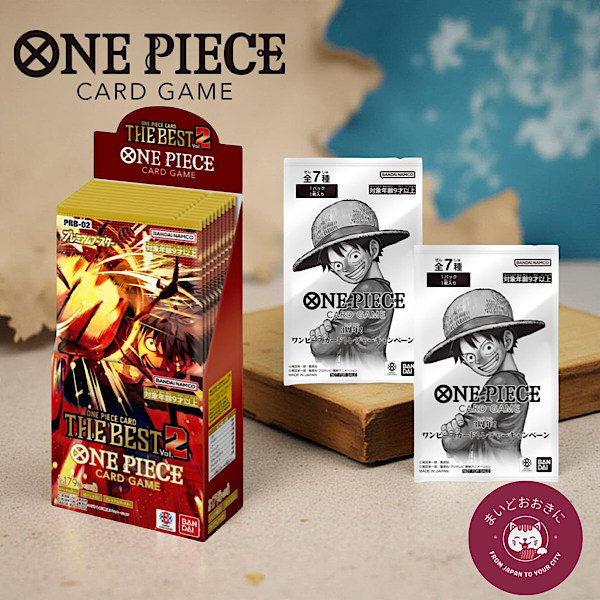 🏴‍☠️ Bandai ONE PIECE Card Game Premium Booster BOX – ONE PIECE CARD THE BEST Vol.2 [PRB-02] + 3rd A
