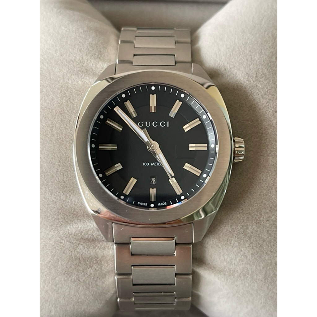 GUCCI GG2570 Men’s Watch Black Dial หน้าปัด 37 mm