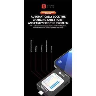 YCS รุ่นที่ 2 All Series เครื่องทดสอบปลั๊กหางอัตโนมัติสําหรับ iPhone Android Type C Lightning ชาร์จพอร์ตเครื่องมือตรวจ