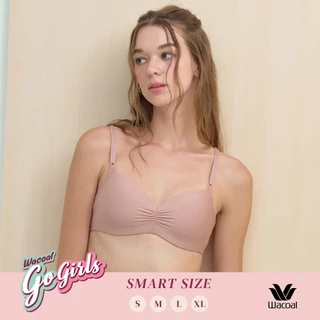 Wacoal Smart Size Easy Matching Bra บราไร้โครงวาโก้ รุ่น WB3Y41 สีโอวัลติน (OT)