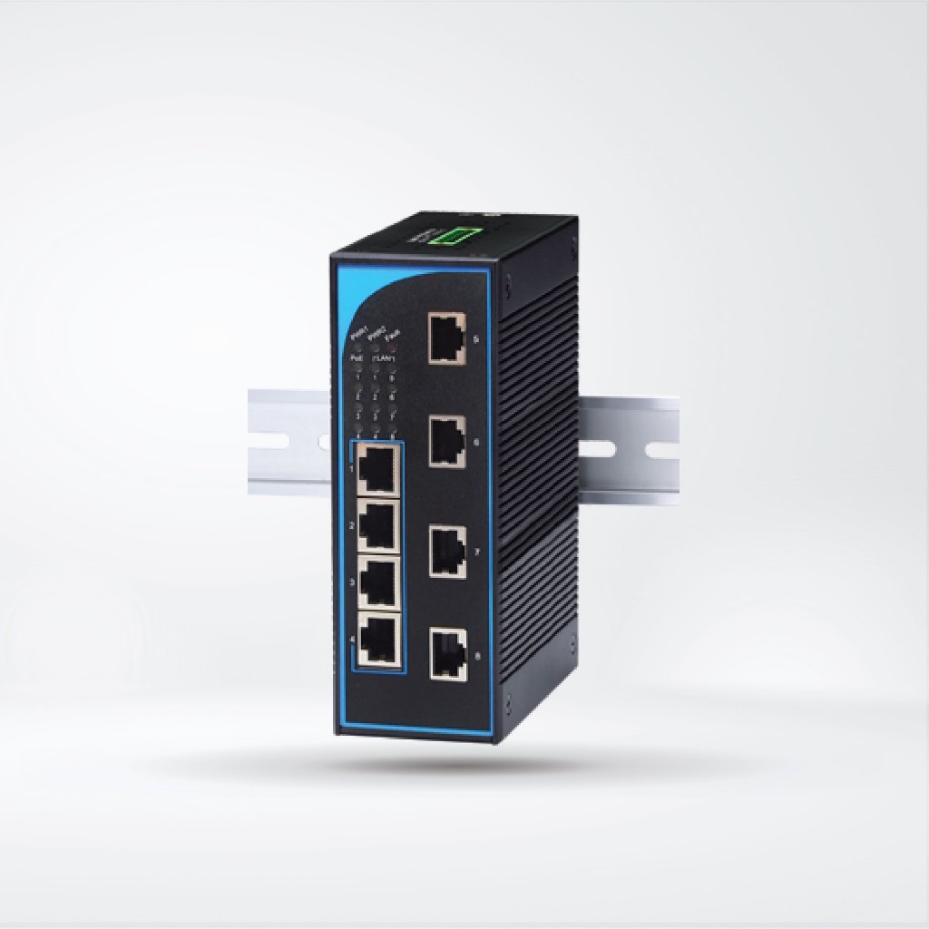 EHG6308-4PoE 8-port Unmanaged Gigabit Ethernet Switch with integrated Power over Ethernet(PoE)