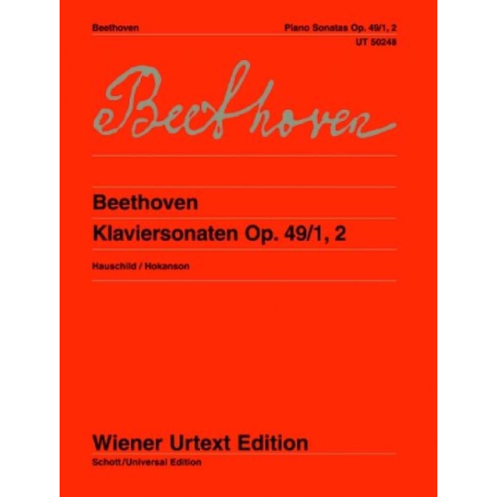 Ludwig van Beethoven: Sonaten for Piano Op.49/1,2 (UT50248)