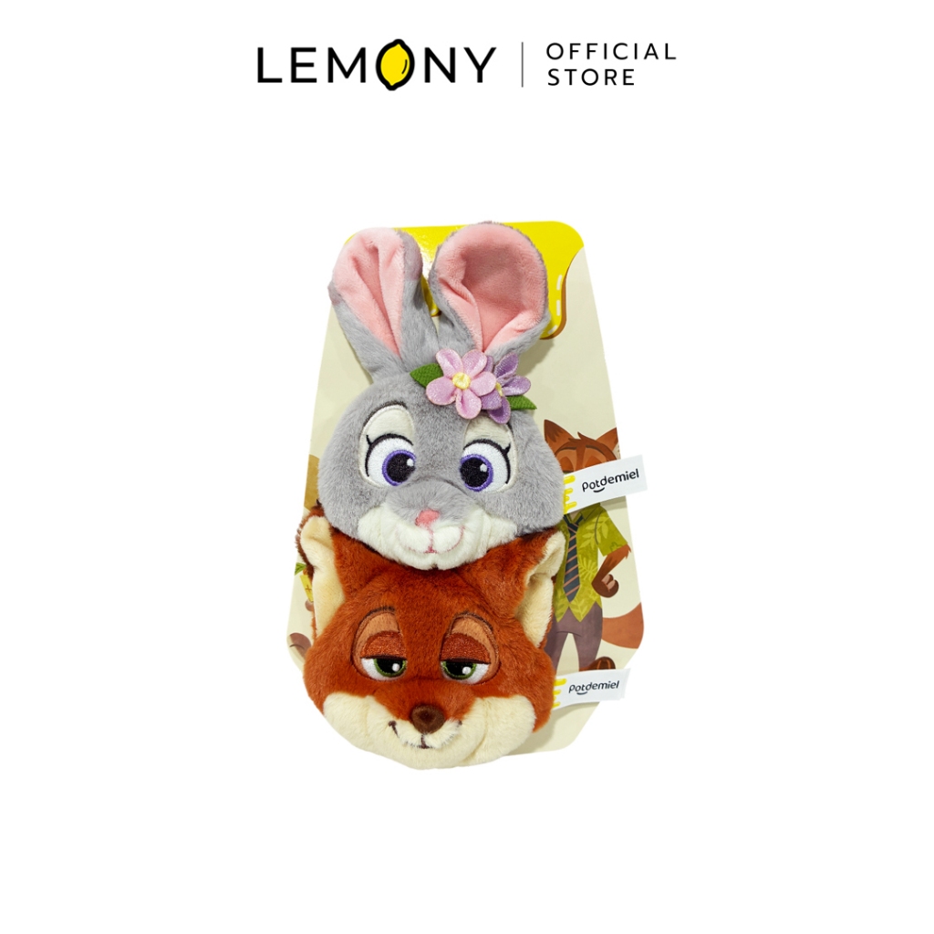 LEMONY เซตกิ๊บติดผมซูโทเปีย จูดี้ & นิค (2 ชิ้น) ซีรีส์ Floral Disney Zootopia Collection
