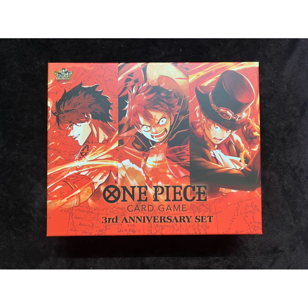 [One Piece] ONE PIECE CARD GAME 3rd Anniversary Set Storage Deck Box Sleeve Don การ์ดเกม