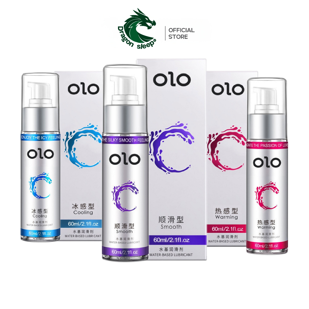 เจลหล่อลื่น OLO Cooling Smooth Warming ขนาดพกพา 60 ml ไฮยาลูรอน ว่านหางจรเข้ ร้อน เย็น ล้างออกง่าย