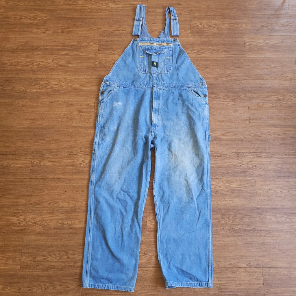 Vintage John​ Deere Denim Overall