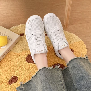 [พร้อมส่ง] JSNB รองเท้าผ้าใบแฟชั่น รุ่นยอดฮิต น้ำหนักเบา พื้นยางพารา ยึดเกาะดี ทรงสวย สไตล์เกาหลี 5 สี [LN8801]
