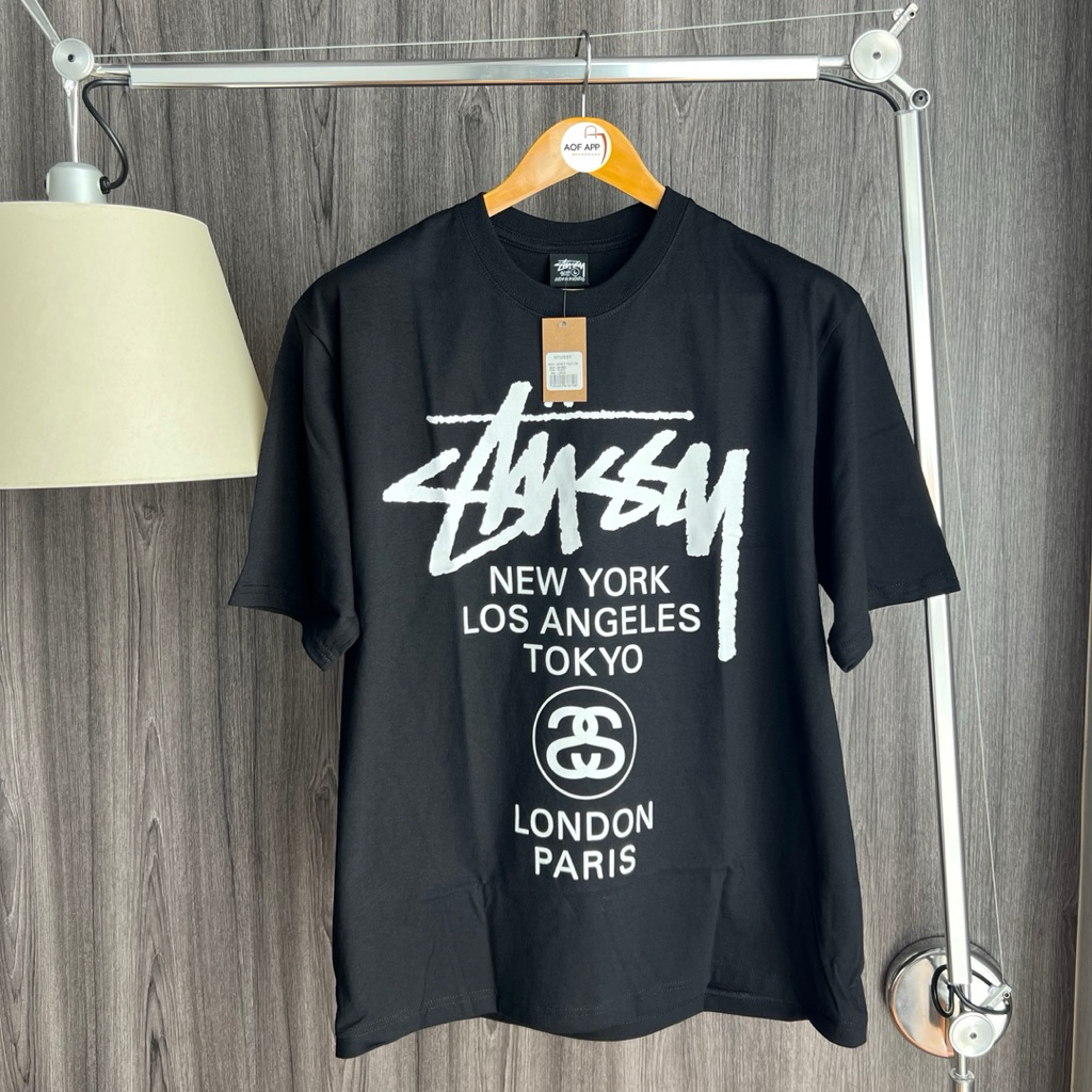 พร้อมส่ง ของแท้ Stussy World Tour Tee (US)
