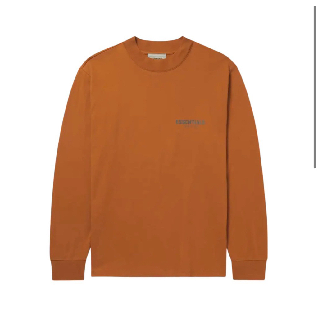 Fear of God Essentials Long Sleeves Tshirt in Brown มือสอง