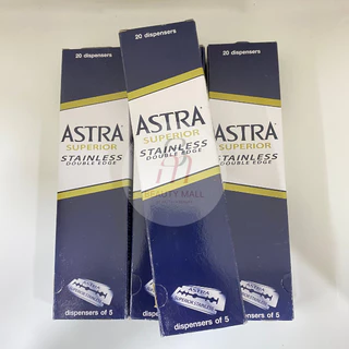 Astra ใบมีดโกน 2 คม 20 กล่อง 100ใบ .