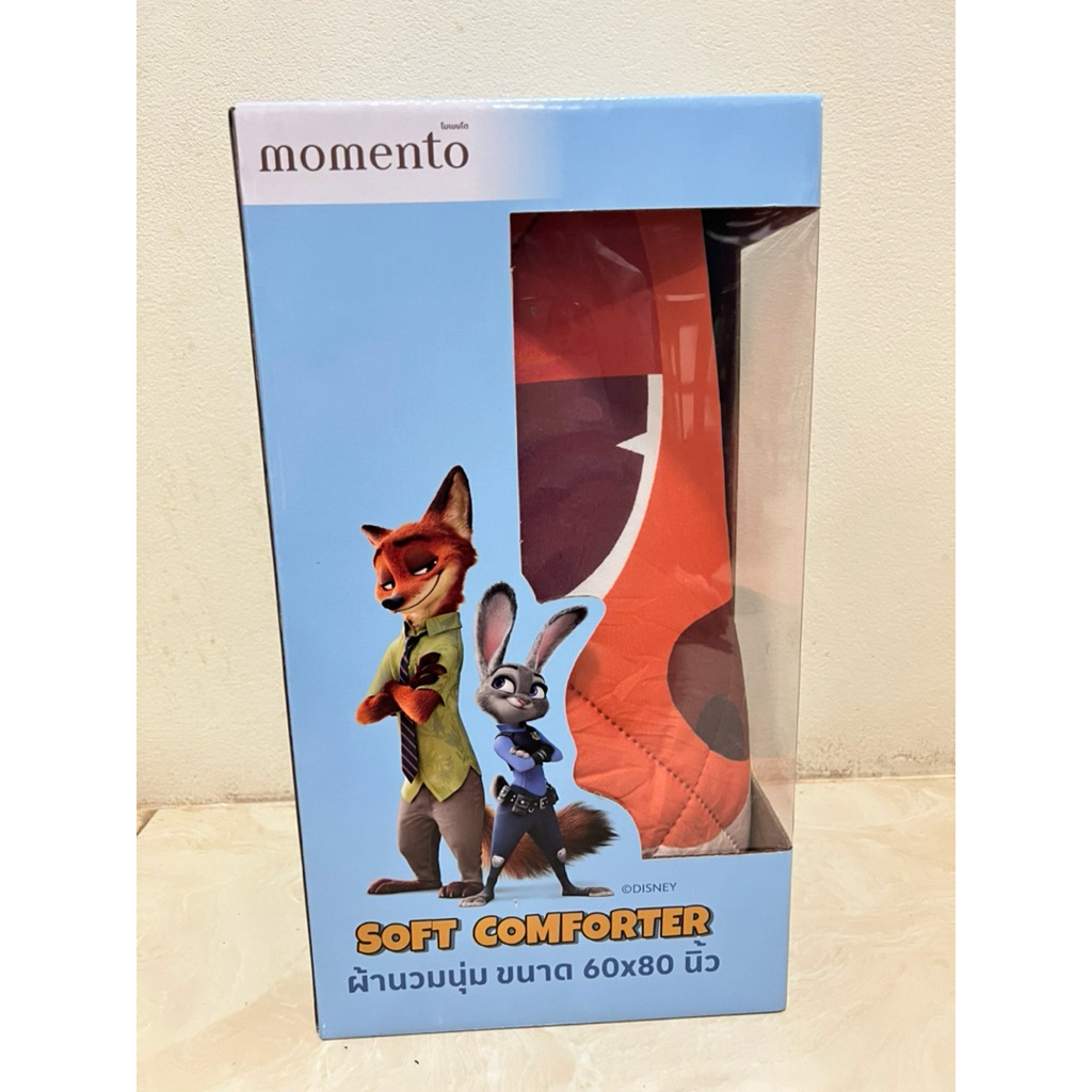 ผ้านวมนุ่ม Momento ลายลิขสิทธิ์ Zootopia